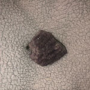 Small exposed amethyst